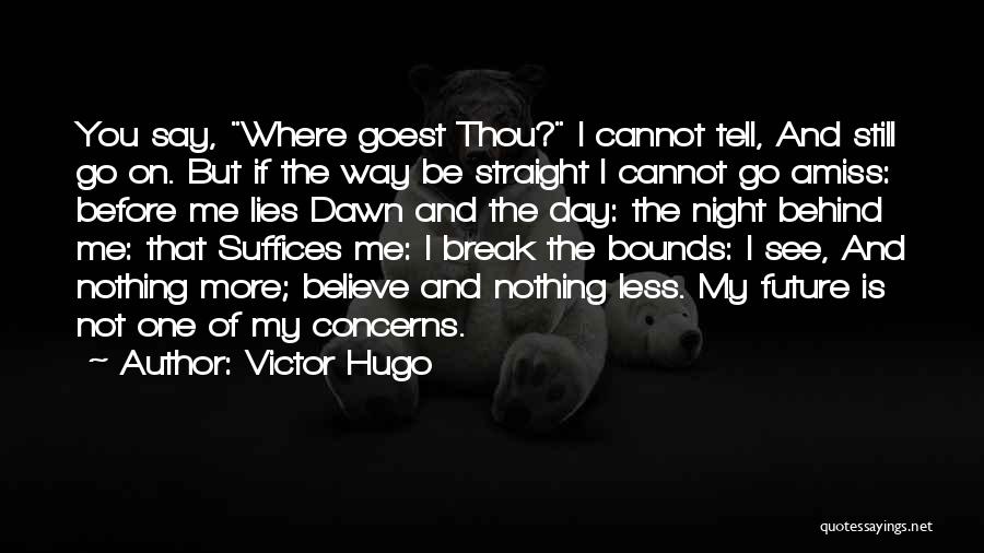 Break Up Over Lies Quotes By Victor Hugo