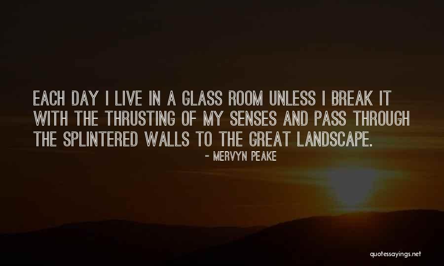 Break Walls Quotes By Mervyn Peake