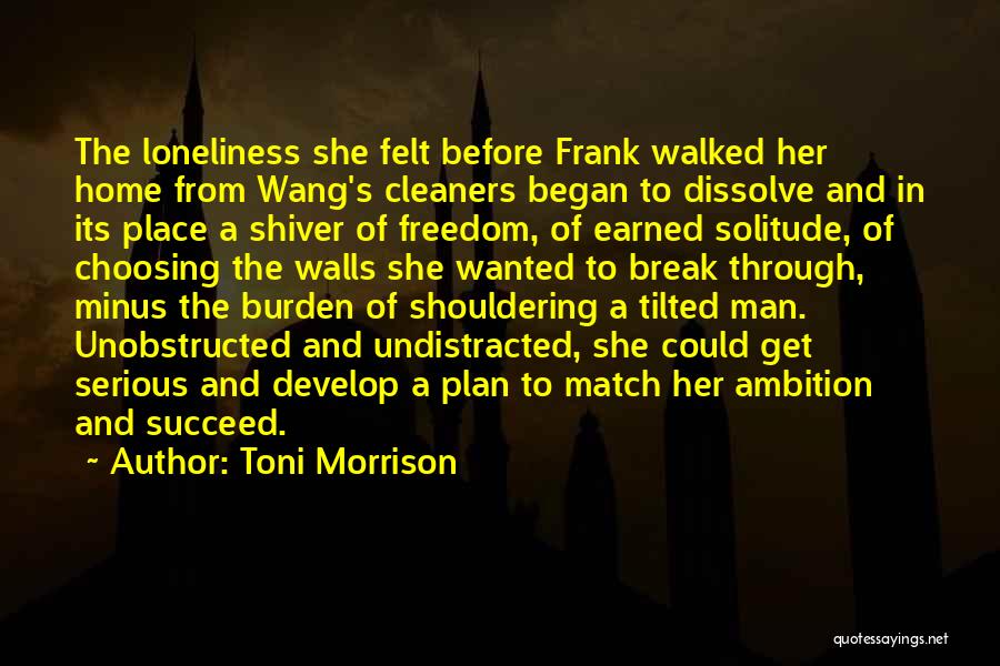 Break Walls Quotes By Toni Morrison