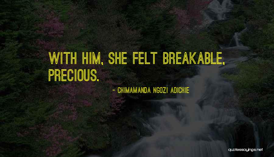 Breakable Quotes By Chimamanda Ngozi Adichie