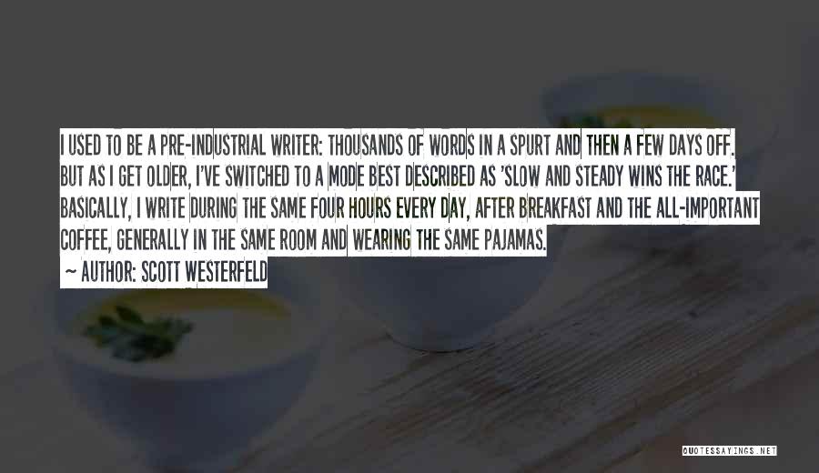 Breakfast And Coffee Quotes By Scott Westerfeld
