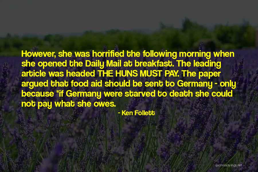 Breakfast Food Quotes By Ken Follett Breakfast Food Quotes By Ken Follett