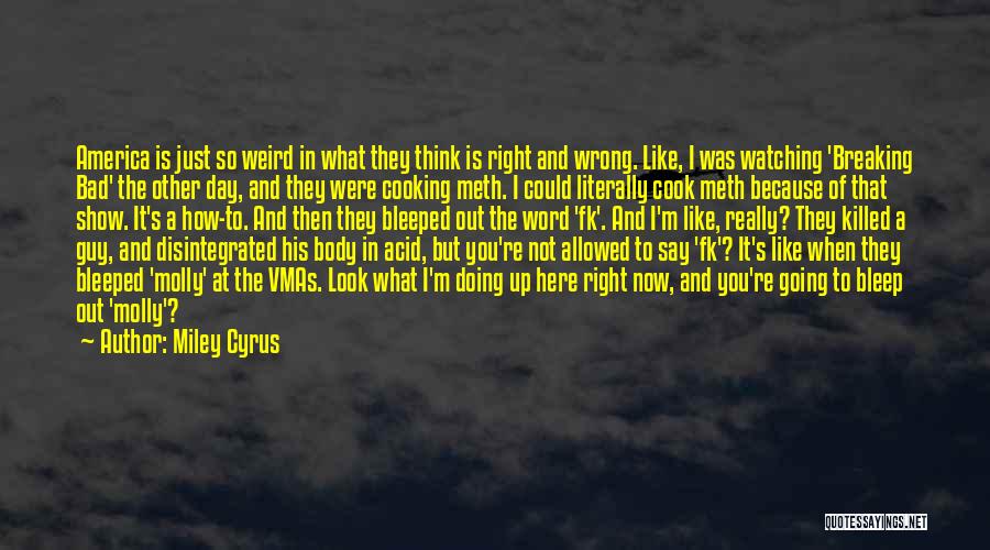 Breaking Bad Cook Quotes By Miley Cyrus