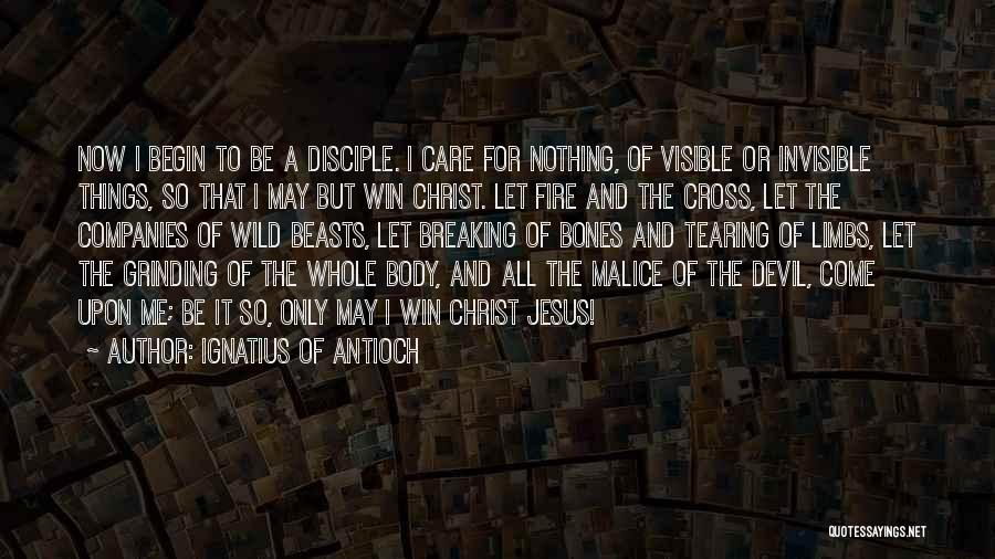 Breaking Bones Quotes By Ignatius Of Antioch