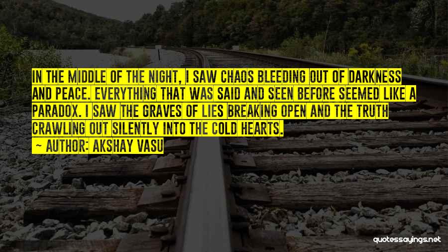 Breaking Hearts Quotes By Akshay Vasu