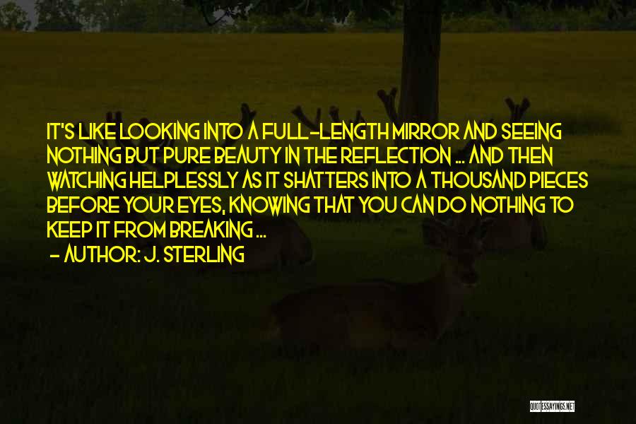 Breaking Into Pieces Quotes By J. Sterling