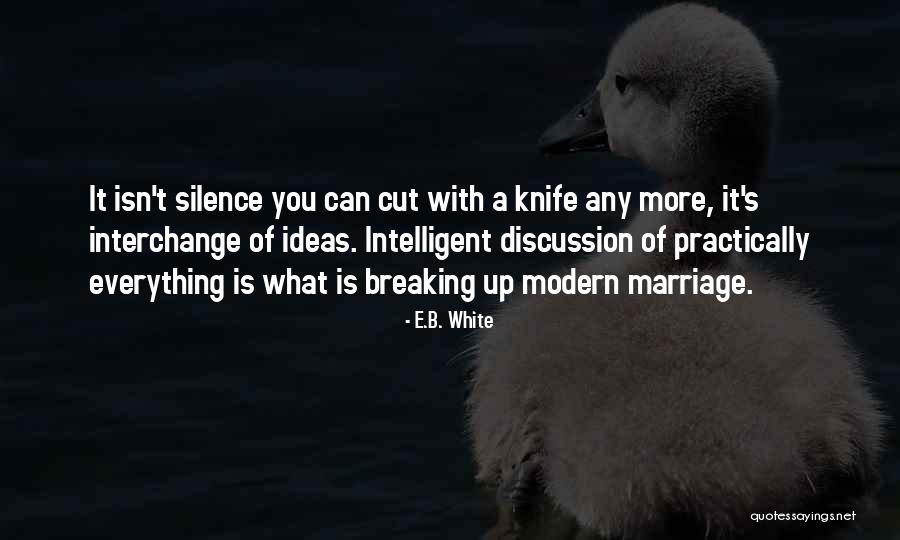 Breaking My Silence Quotes By E.B. White Breaking My Silence Quotes By E.B. White