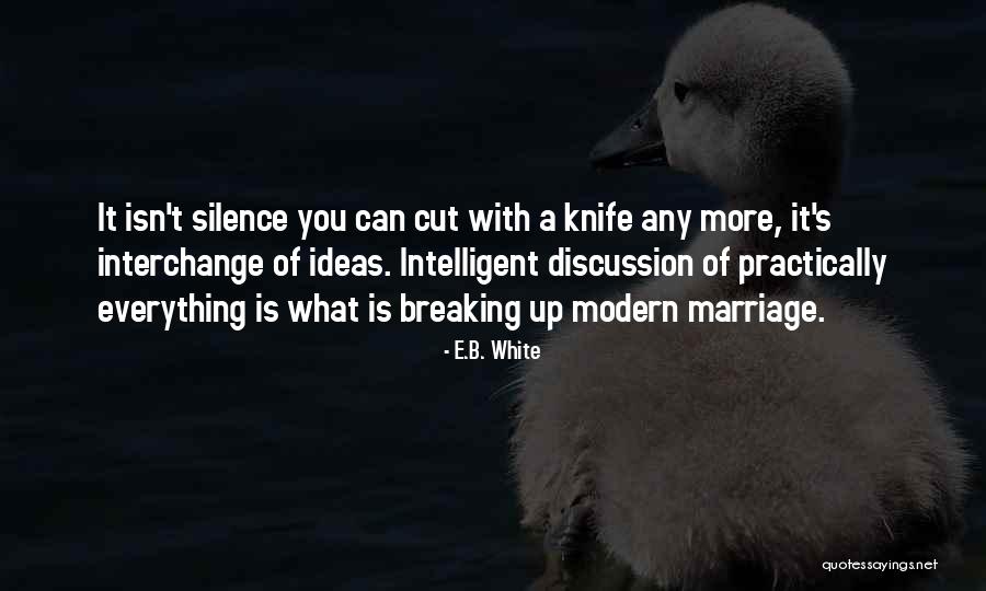 Breaking My Silence Quotes By E.B. White