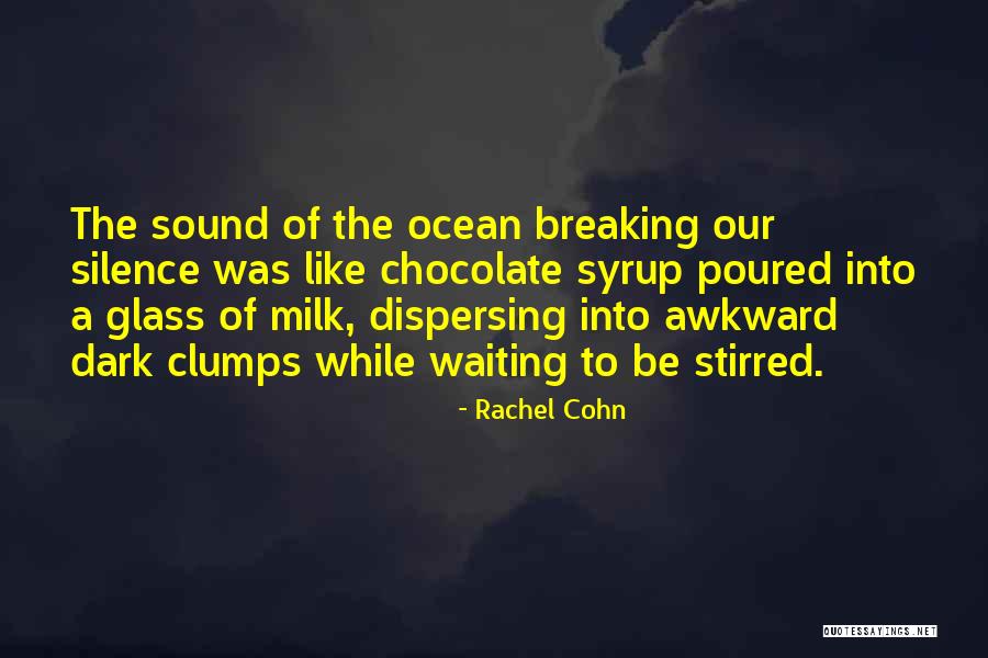 Breaking My Silence Quotes By Rachel Cohn