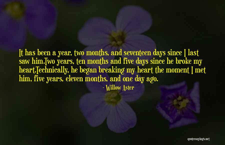 Breaking One's Heart Quotes By Willow Aster Breaking One's Heart Quotes By Willow Aster