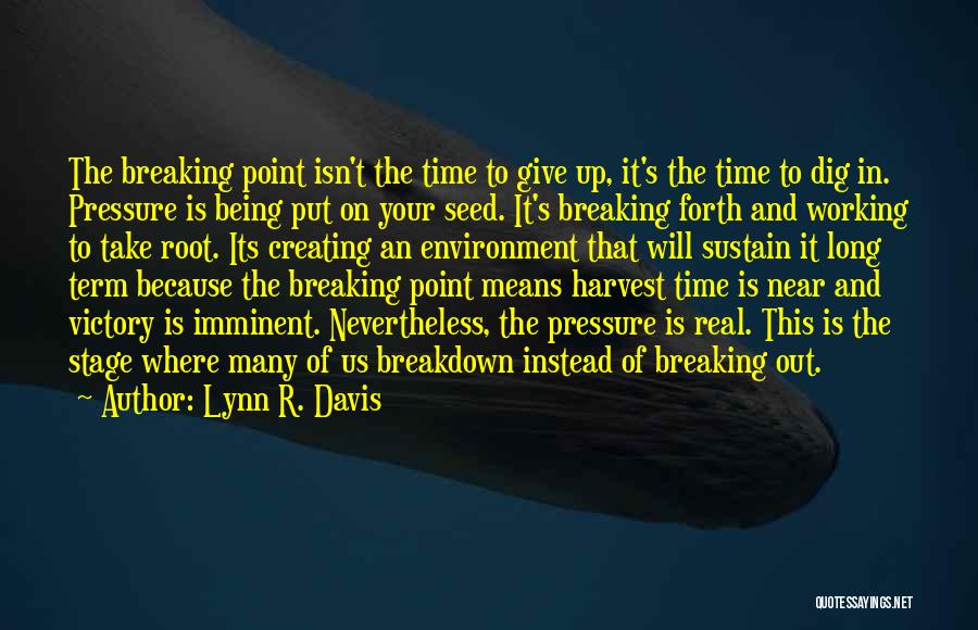 Breaking Point Quotes By Lynn R. Davis