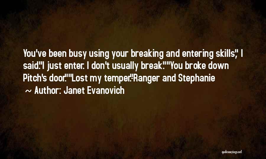 Breaking Quotes By Janet Evanovich