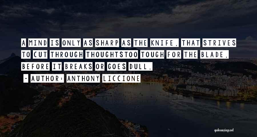 Breaking Through Quotes By Anthony Liccione