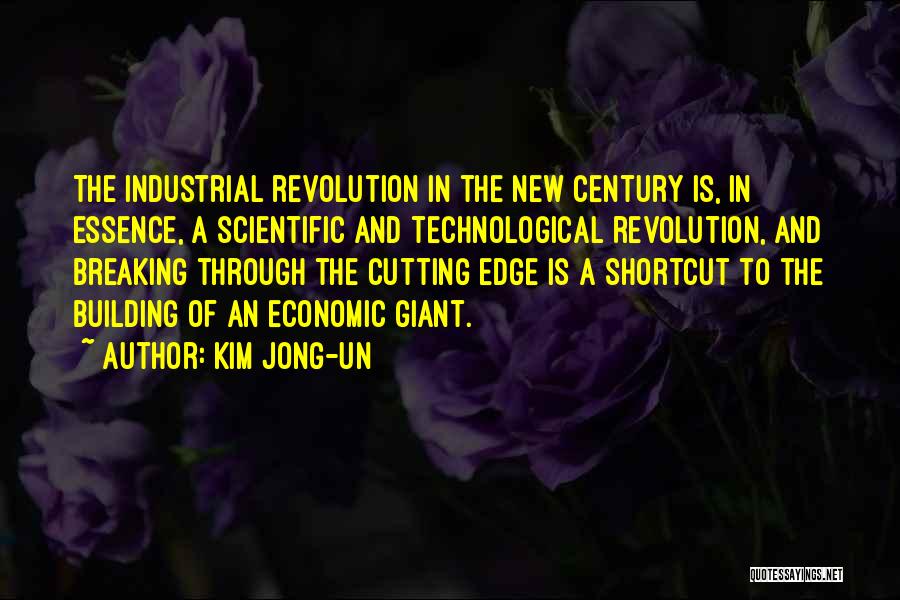 Breaking Through Quotes By Kim Jong-un