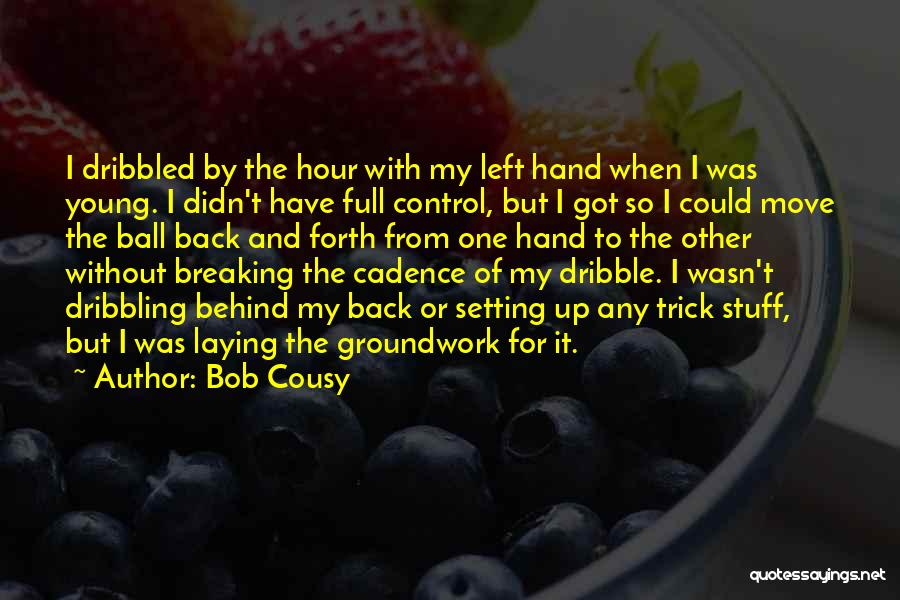 Breaking Up And Moving Quotes By Bob Cousy