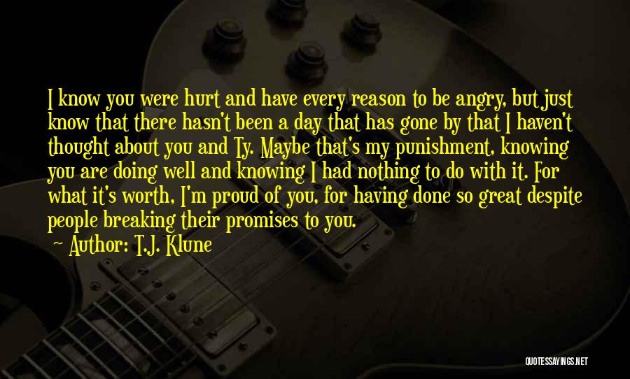 Breaking Your Promises Quotes By T.J. Klune