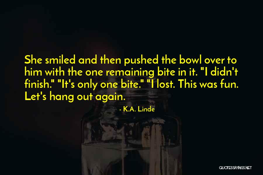 Breakout Dance Quotes By K.A. Linde Breakout Dance Quotes By K.A. Linde