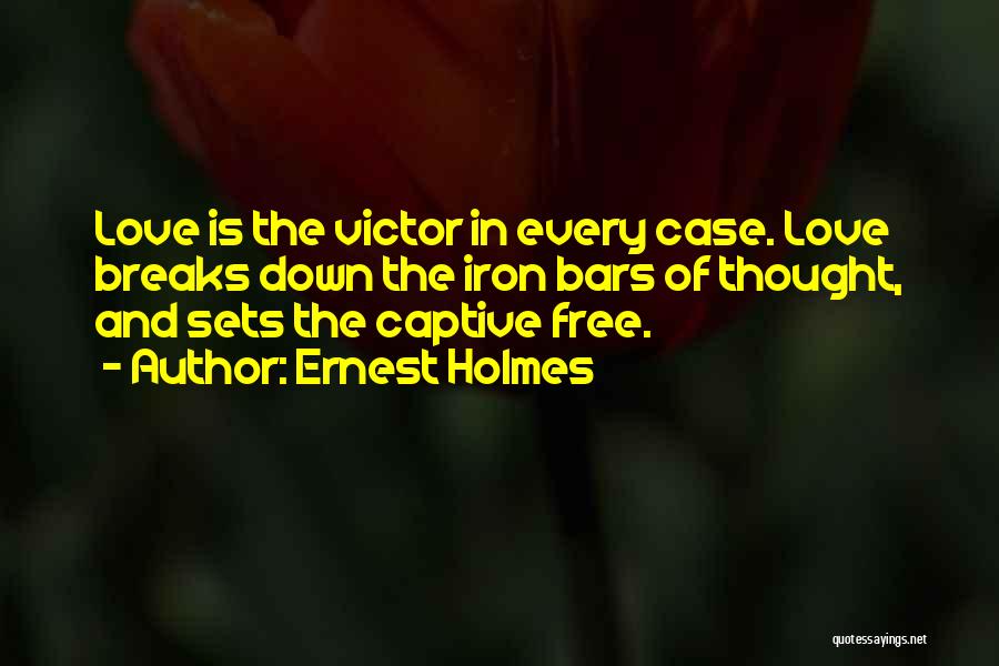 Breaks In Love Quotes By Ernest Holmes