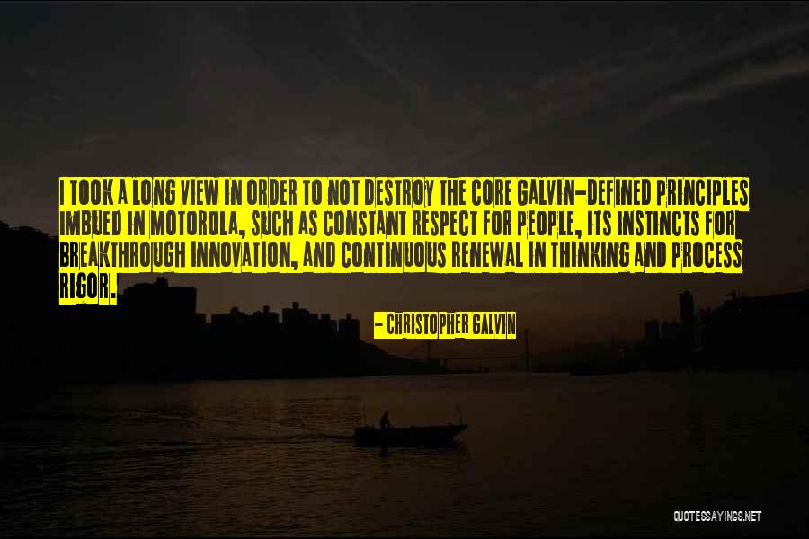 Breakthrough Innovation Quotes By Christopher Galvin