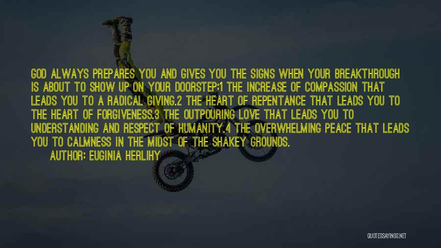 Breakthrough Quotes By Euginia Herlihy