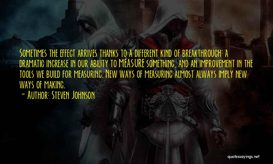 Breakthrough Quotes By Steven Johnson