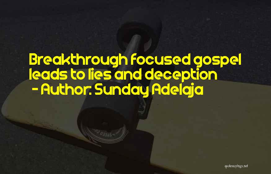 Breakthrough Quotes By Sunday Adelaja