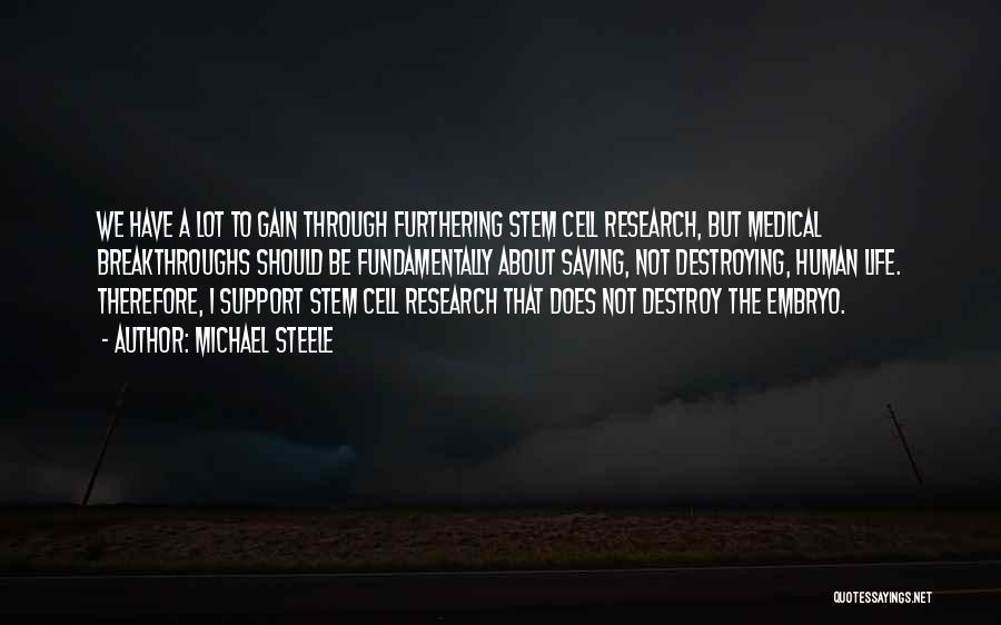 Breakthroughs Quotes By Michael Steele