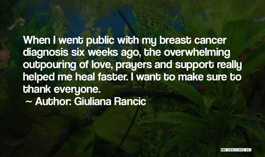 Breast Cancer Diagnosis Quotes By Giuliana Rancic