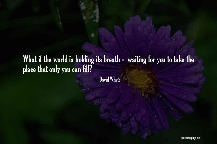 Breath Holding Quotes By David Whyte Breath Holding Quotes By David Whyte