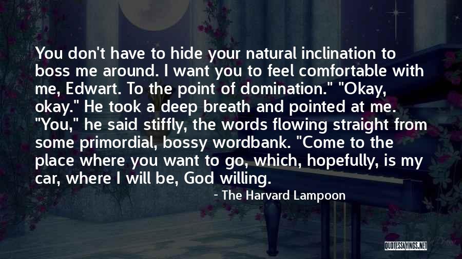 Breath Of God Quotes By The Harvard Lampoon Breath Of God Quotes By The Harvard Lampoon
