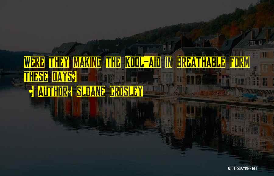 Breathable Quotes By Sloane Crosley