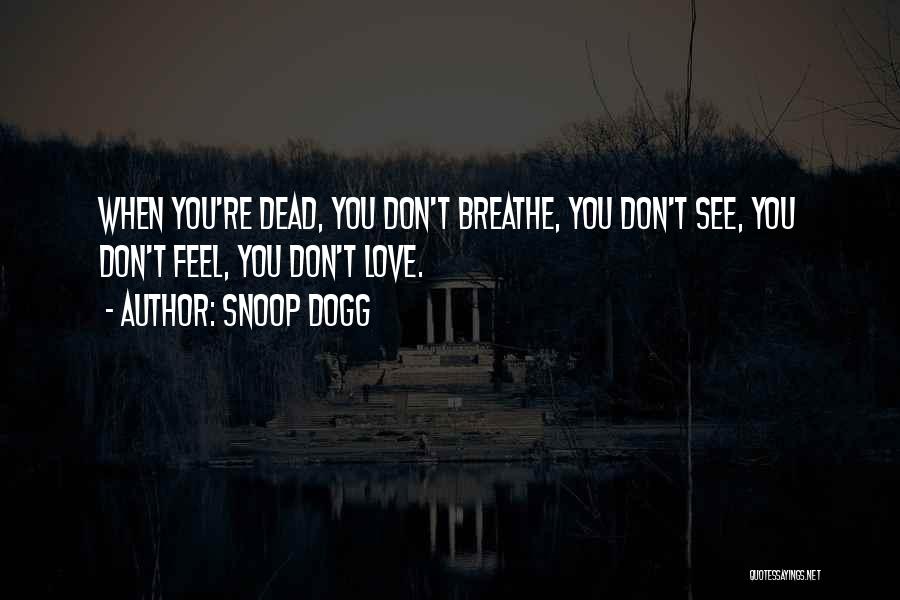 Breathe Quotes By Snoop Dogg