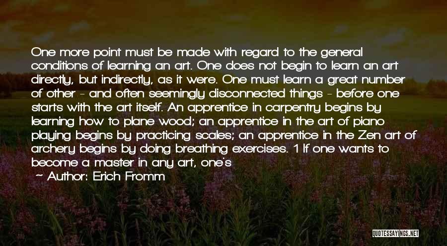 Breathing Exercises Quotes By Erich Fromm