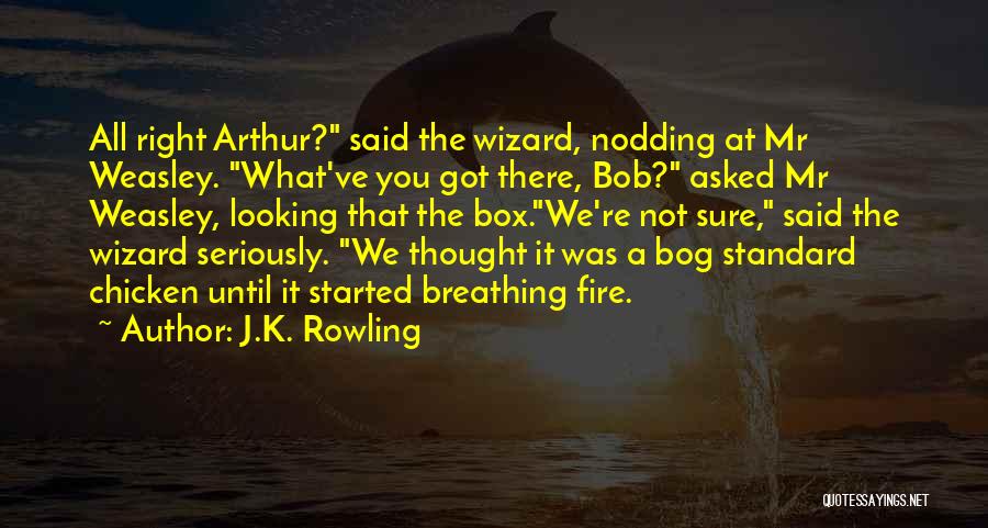 Breathing Fire Quotes By J.K. Rowling