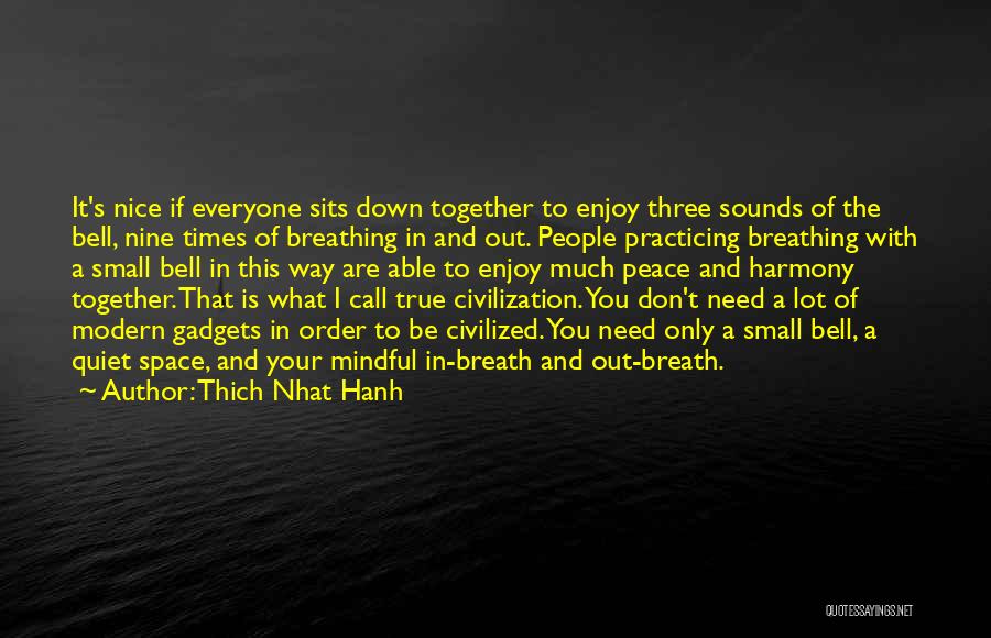 Breathing Mindful Quotes By Thich Nhat Hanh