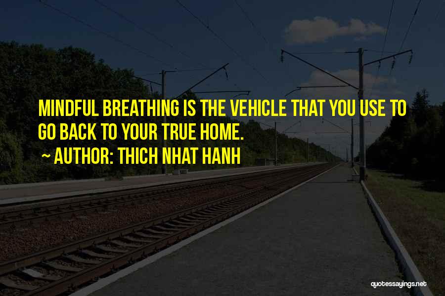 Breathing Mindful Quotes By Thich Nhat Hanh