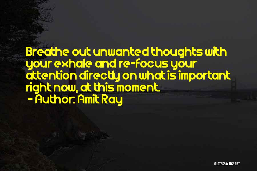 Breathing Out Quotes By Amit Ray