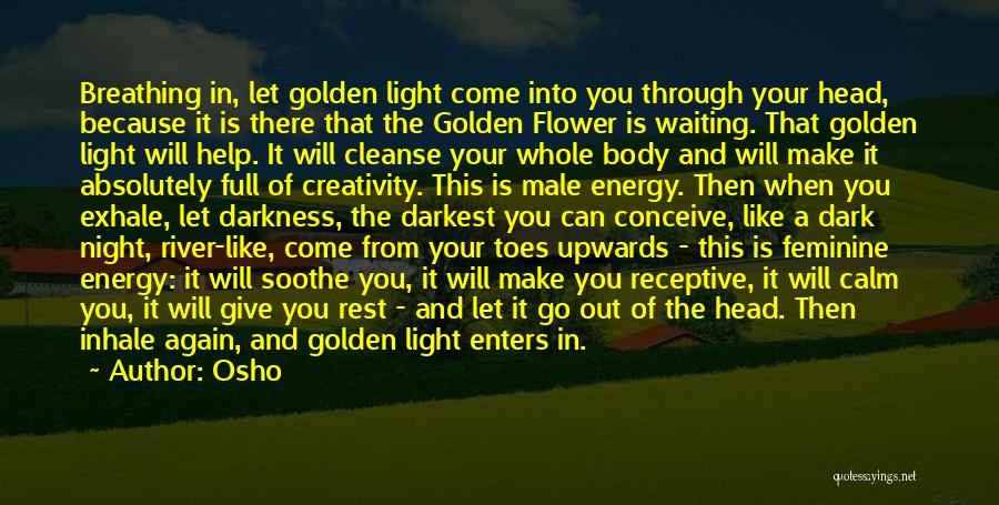 Breathing Out Quotes By Osho