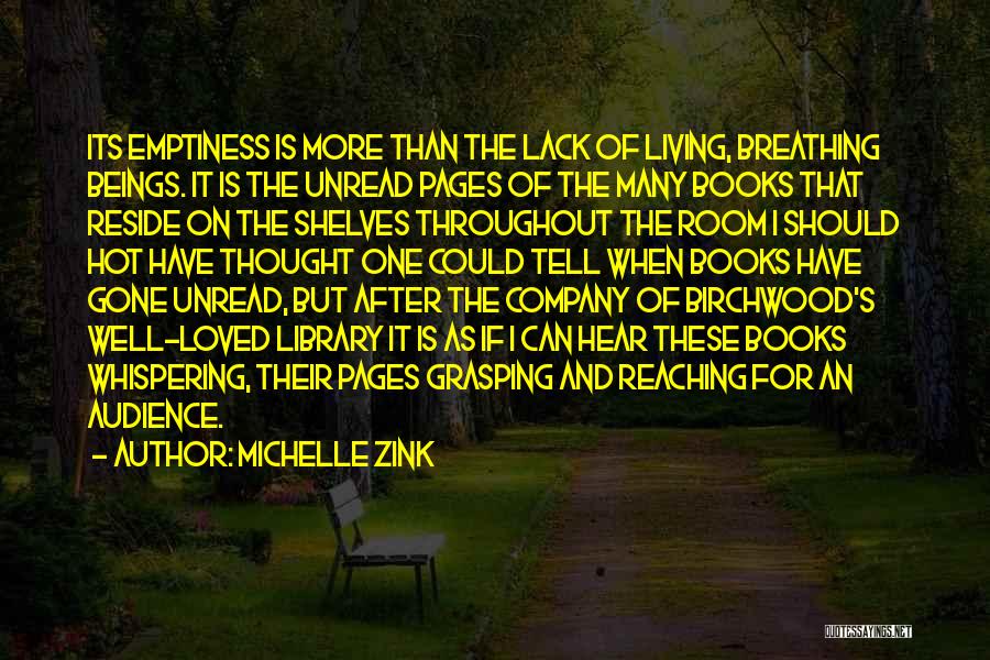 Breathing Room Quotes By Michelle Zink