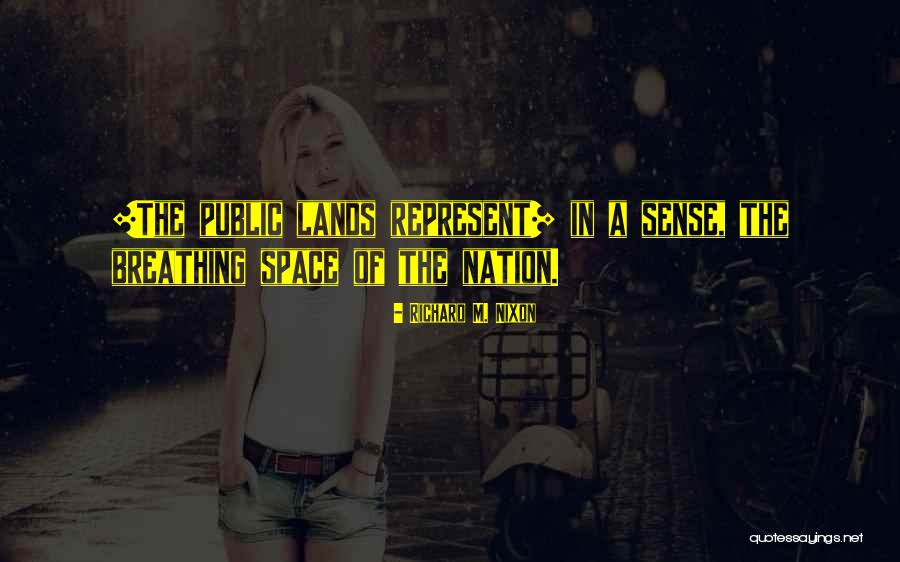 Breathing Space Quotes By Richard M. Nixon
