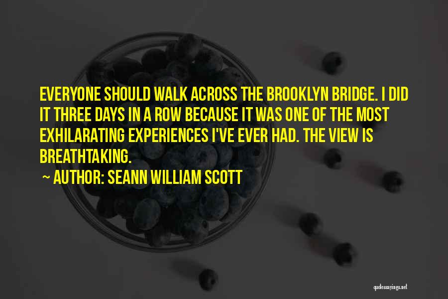 Breathtaking View Quotes By Seann William Scott