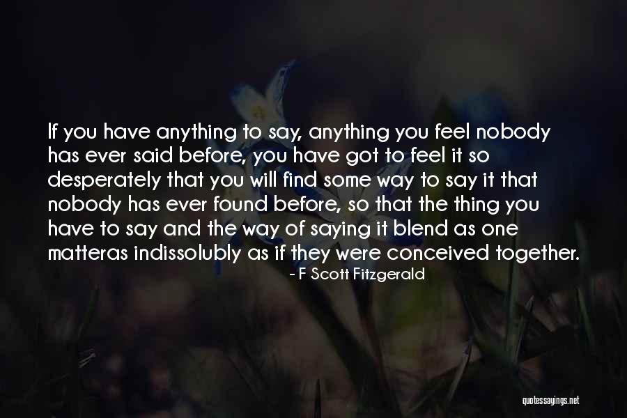 Brenae Perkins Quotes By F Scott Fitzgerald Brenae Perkins Quotes By F Scott Fitzgerald