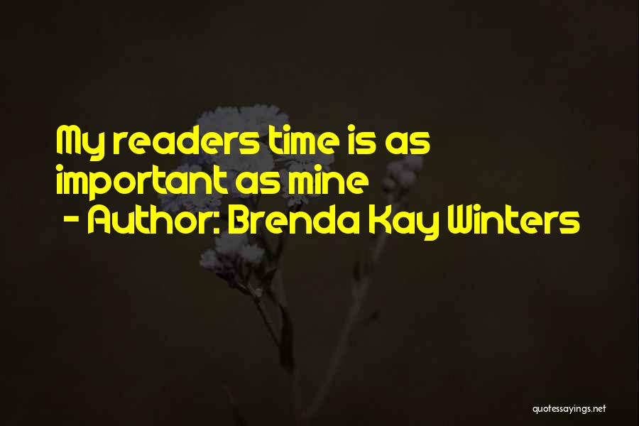 Brenda Kay Winters Quotes 1730751