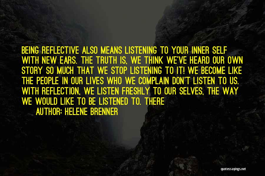 Brenner Quotes By Helene Brenner