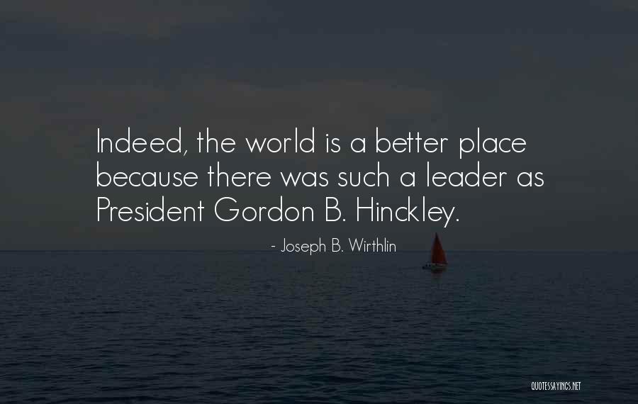 Bresee Carlson Quotes By Joseph B. Wirthlin Bresee Carlson Quotes By Joseph B. Wirthlin