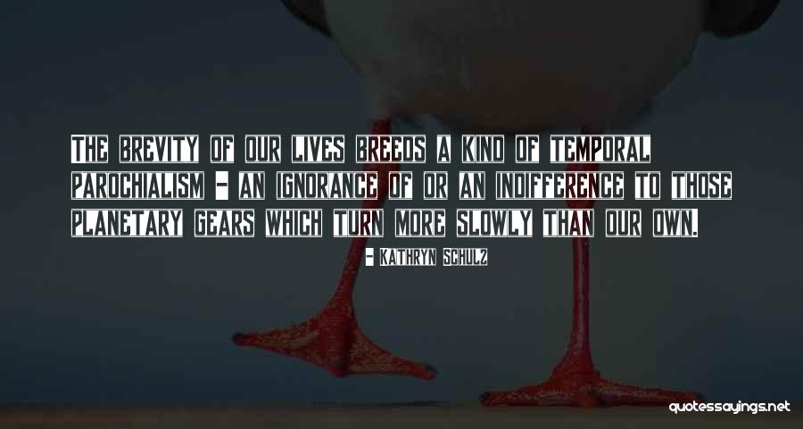 Brevity Of Life Quotes By Kathryn Schulz Brevity Of Life Quotes By Kathryn Schulz