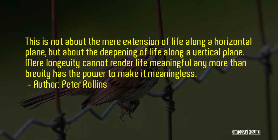 Brevity Quotes By Peter Rollins