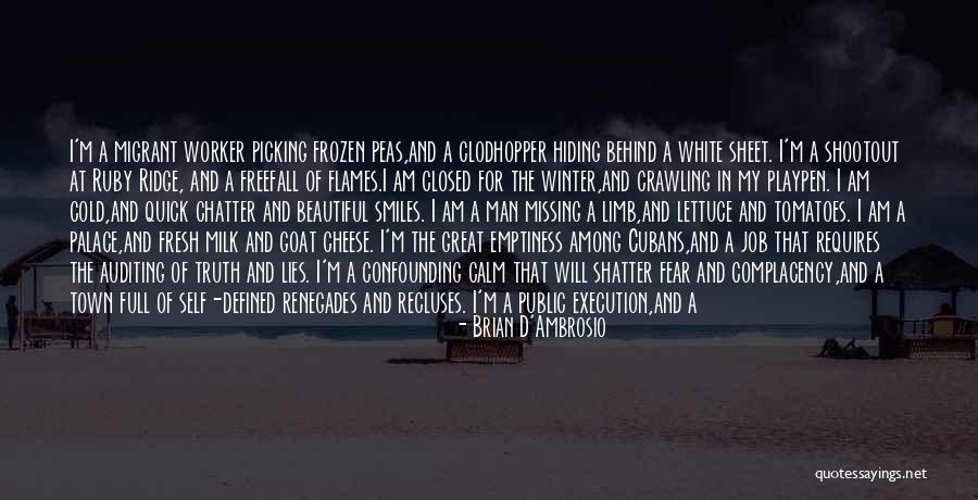 Brian D Ambrosio Quotes By Brian D'Ambrosio Brian D Ambrosio Quotes By Brian D'Ambrosio