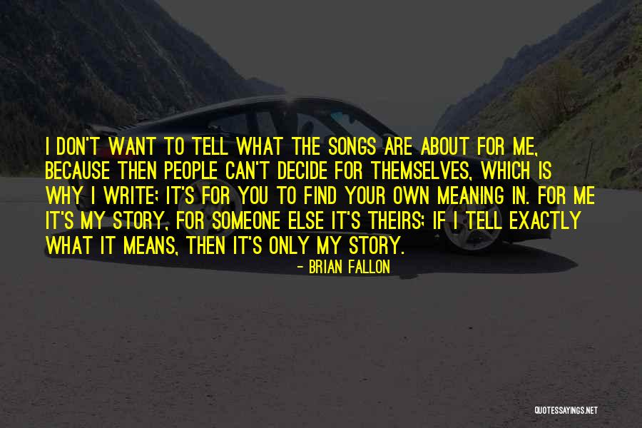 Brian Fallon Quotes 1441855 Brian Fallon Quotes 1441855