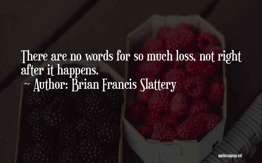 Brian Francis Slattery Quotes 1237889